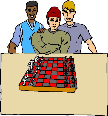 Schach spielen cliparts