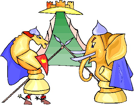 Schach spielen cliparts