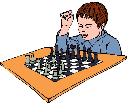 Schach spielen cliparts