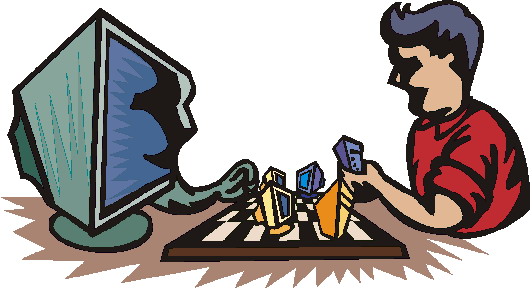 Schach spielen cliparts