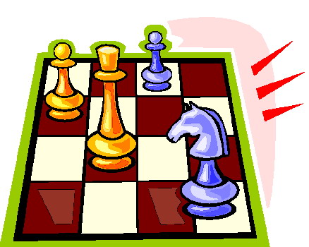 Schach spielen cliparts