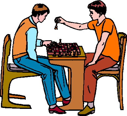 Schach spielen cliparts