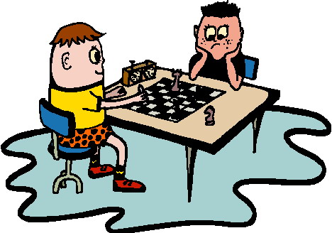 Schach spielen cliparts