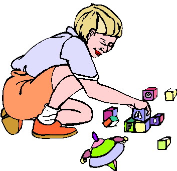 Spielende kinder cliparts