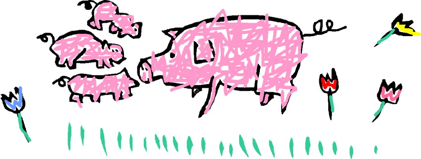 Schweine cliparts