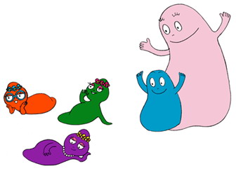 Barbapapa cliparts