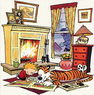 Calvin und hobbes cliparts