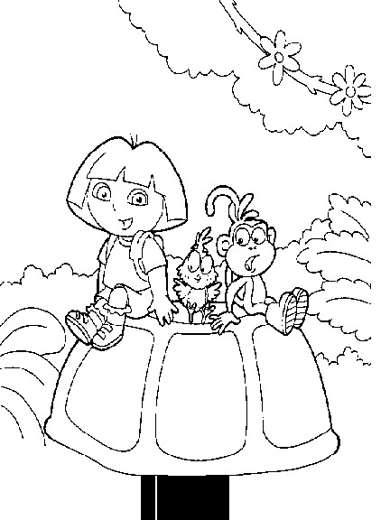 Dora the explorer cliparts