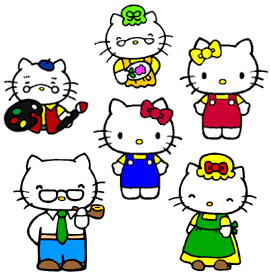 Hello kitty cliparts