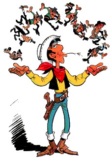 Lucky luke cliparts