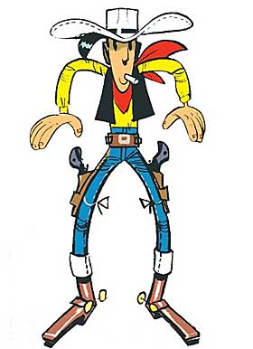 Lucky luke cliparts