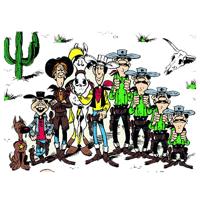 Lucky luke cliparts