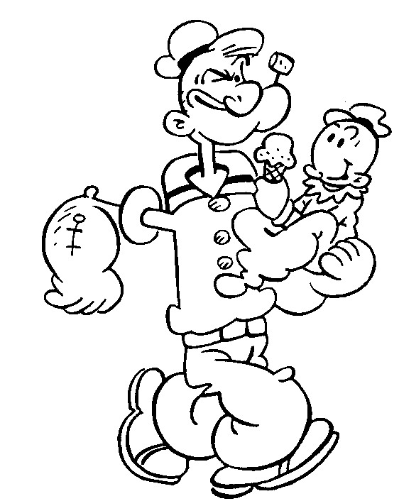 Popeye cliparts