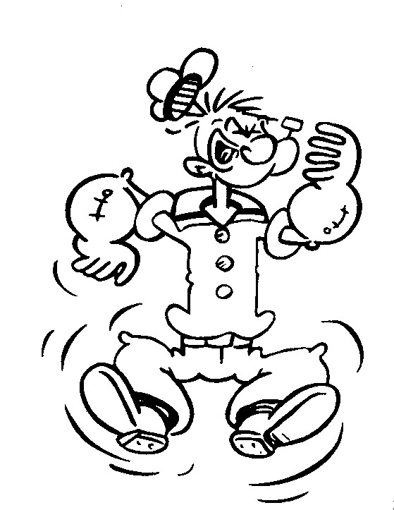 Popeye cliparts