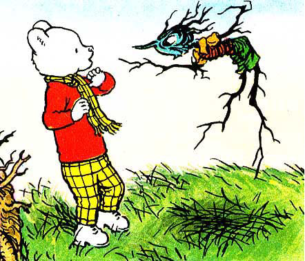 Rupert bear cliparts