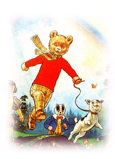 Rupert bear cliparts