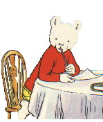 Rupert bear cliparts