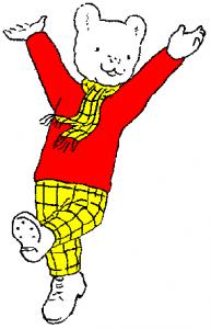 Rupert bear cliparts