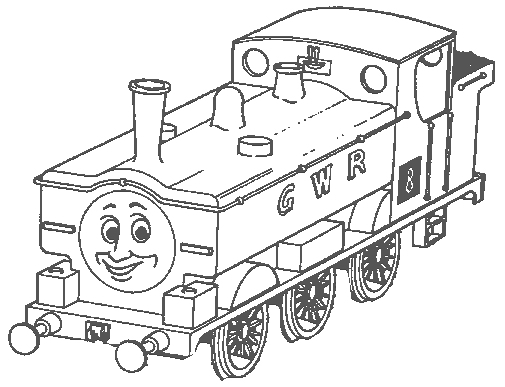 Thomas der zug cliparts