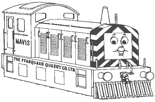 Thomas der zug cliparts