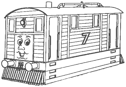 Thomas der zug cliparts