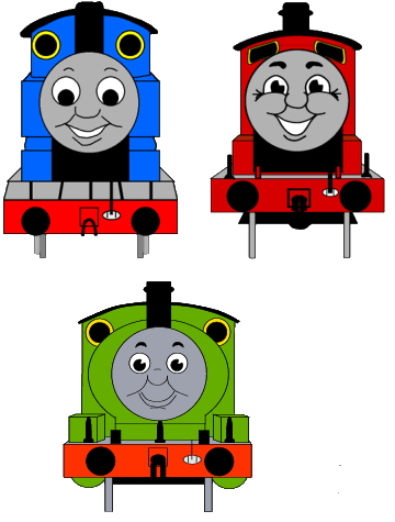 Thomas der zug cliparts