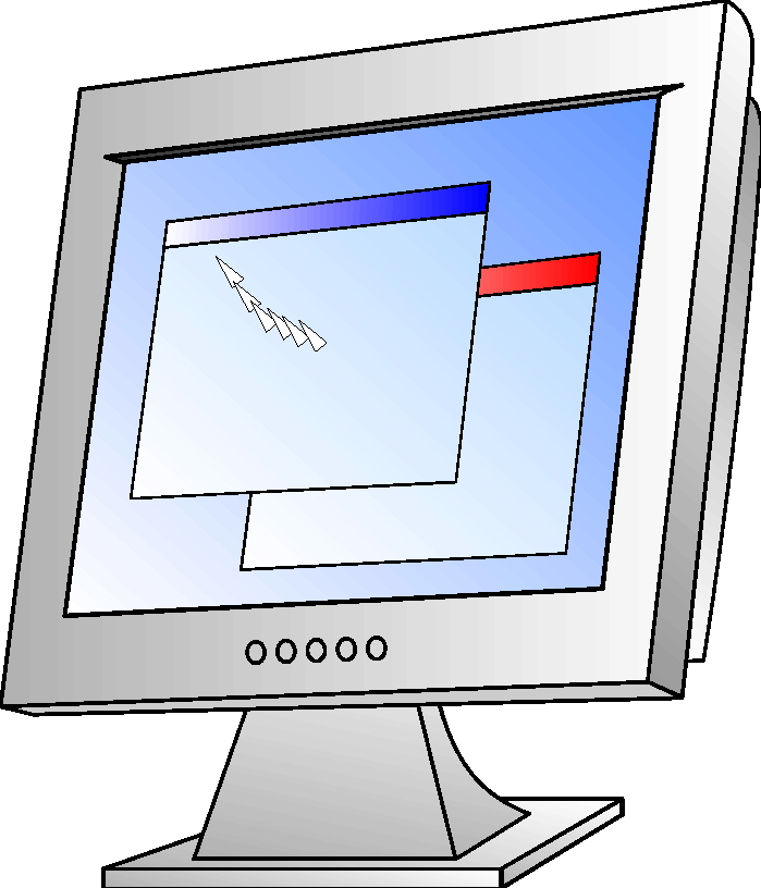 Computermonitor cliparts