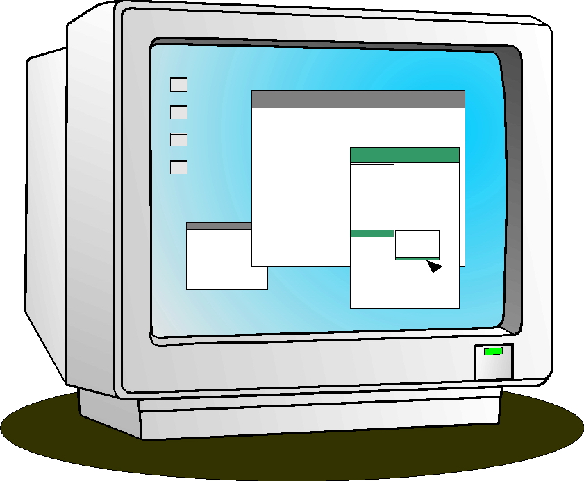 Computermonitor cliparts