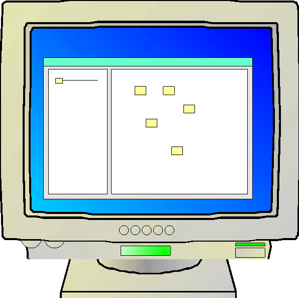 Computermonitor cliparts