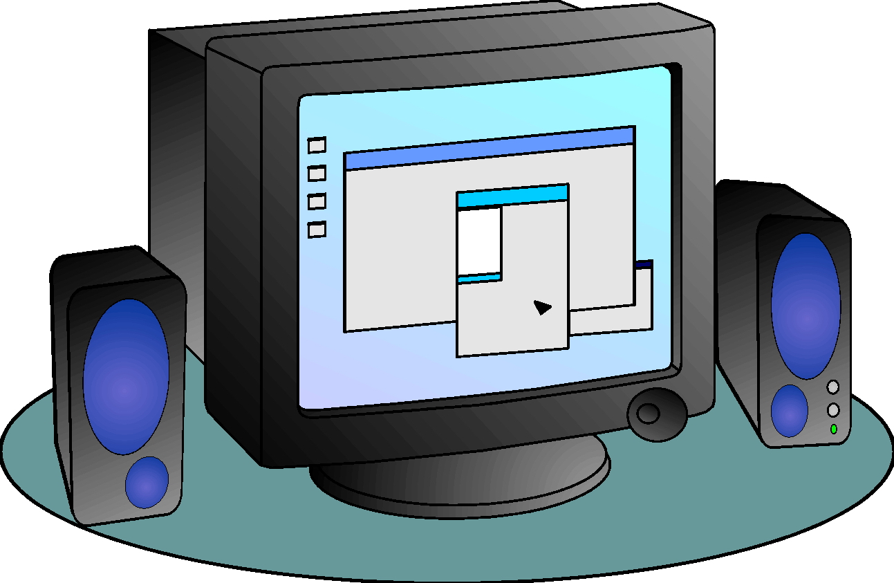 Computermonitor cliparts