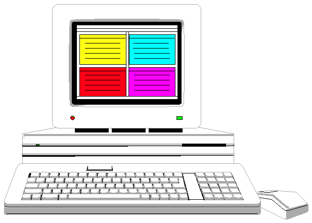 Computermonitor cliparts