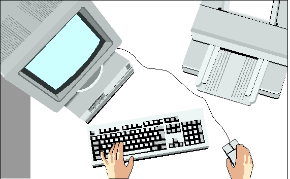 Computermonitor cliparts