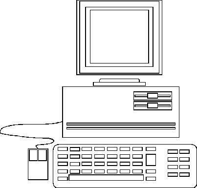 Computermonitor cliparts