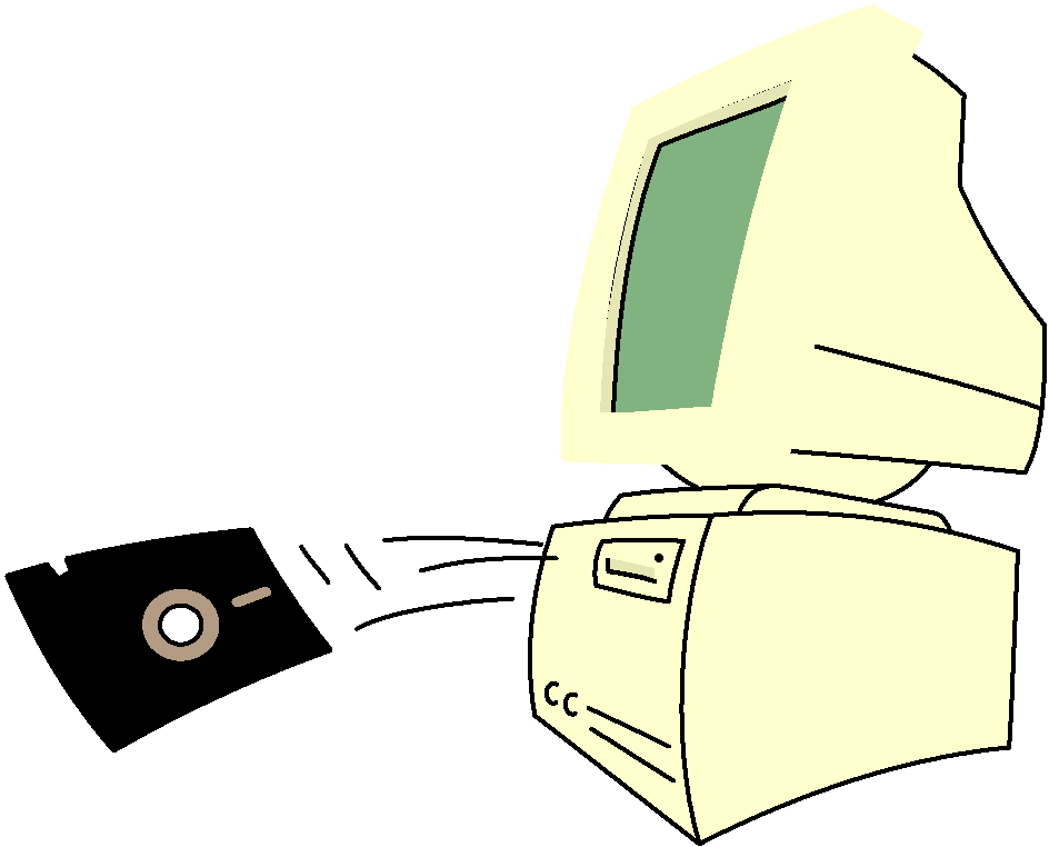 Diskette cliparts