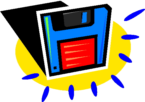 Diskette cliparts