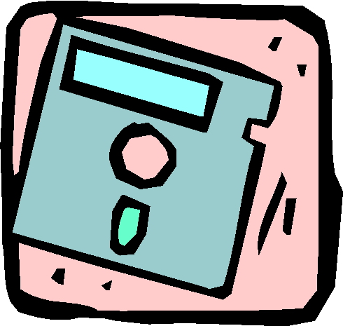 Diskette cliparts