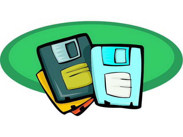 Diskette cliparts