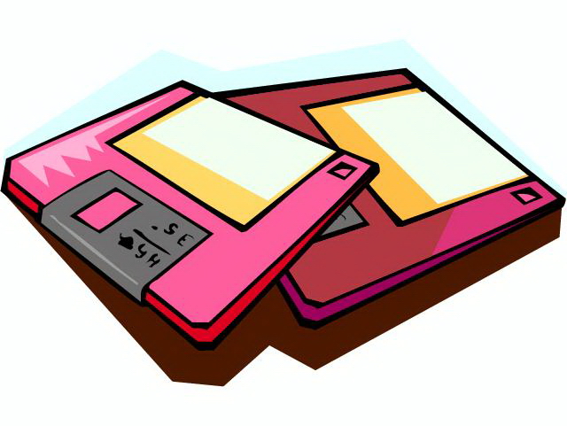 Diskette cliparts