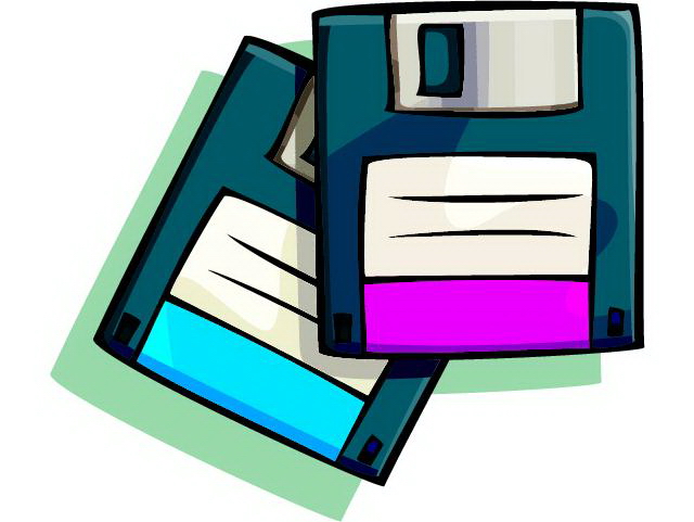 Diskette cliparts