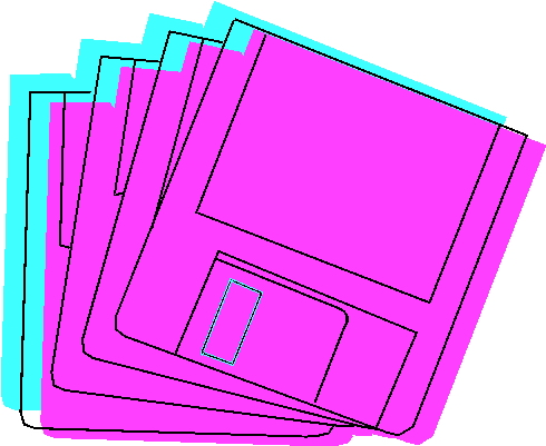 Diskette cliparts