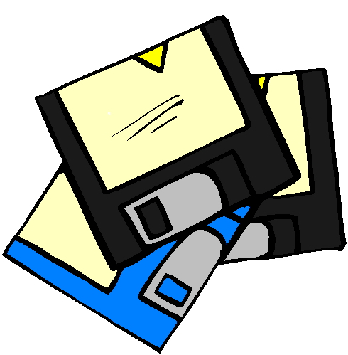 Diskette cliparts