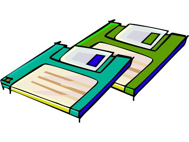 Diskette cliparts