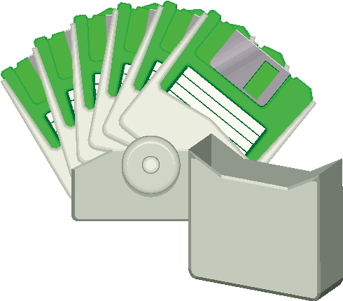 Diskette cliparts