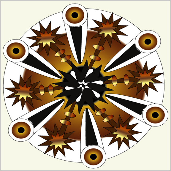 Kaleidoskop cliparts