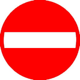Verkehrszeichen cliparts