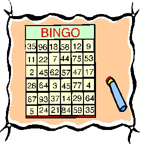 Bingo cliparts