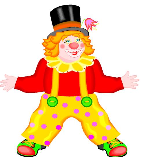 Clowns cliparts