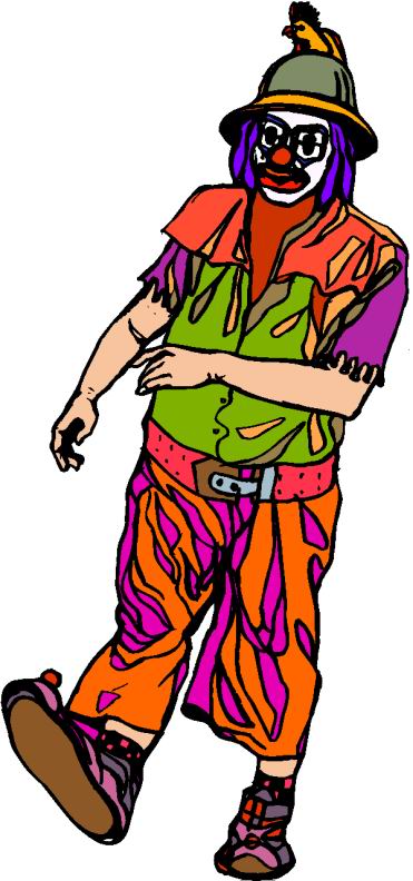 Clowns cliparts