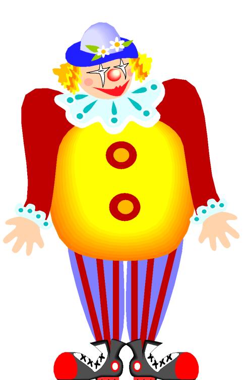 Clowns cliparts