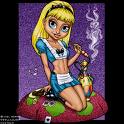 Alice im wunderland glitzer bilder